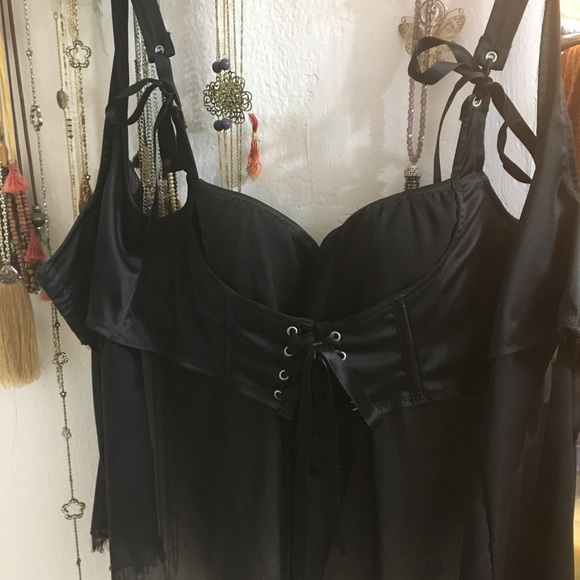Chantal Thomass black bustier top sz small - Picture 8 of 12